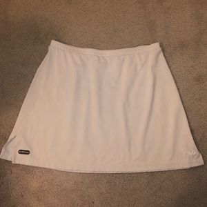 White Fila Skirt